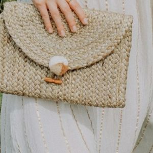 Handwoven Jute Clutch Bag